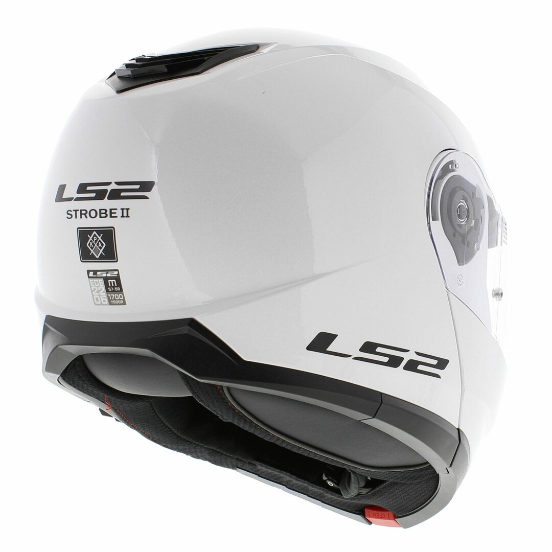 Helm LS2 Strobe 2 FF908 Gloss White