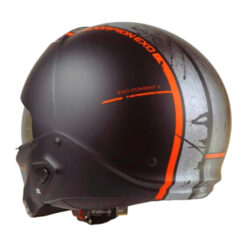 Helm Scorpion Exo Combat 2 Lord - Matt Black Red