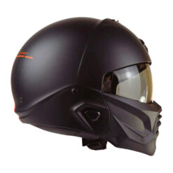 Helm Scorpion Exo Combat 2 Lord - Matt Black Red