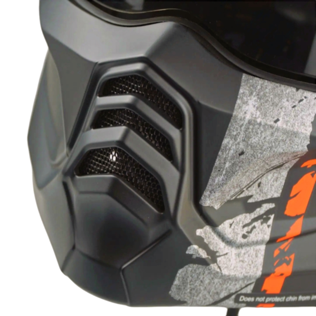 Helm Scorpion Exo Combat 2 Lord - Matt Black Red
