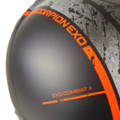 Helm Scorpion Exo Combat 2 Lord - Matt Black Red