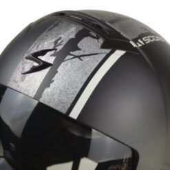 Helm Scorpion Exo Combat 2 Lord - Matt Black Silver