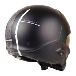 Helm Scorpion Exo Combat 2 Lord - Matt Black Silver