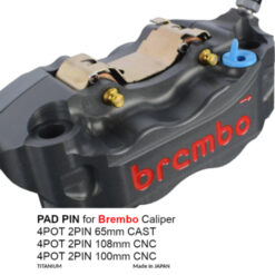 Pin Kampas Rem Titanium for Brembo 4POT 2PIN Kohken KOK-1038