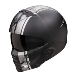 Helm Scorpion Exo Combat 2 Lord - Matt Black Silver